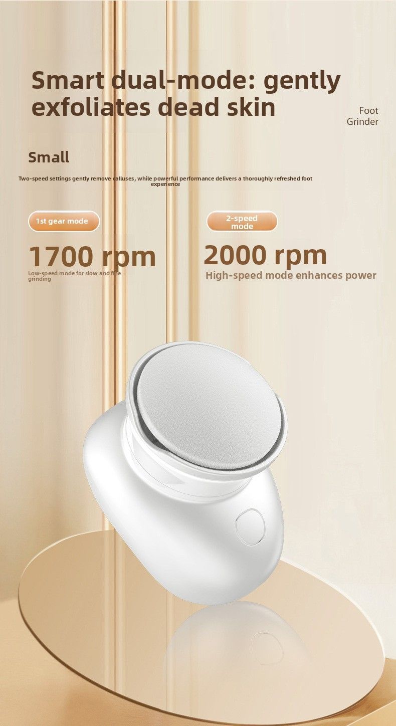USB Electric Foot Callus Remover with Multiple Grinding Heads