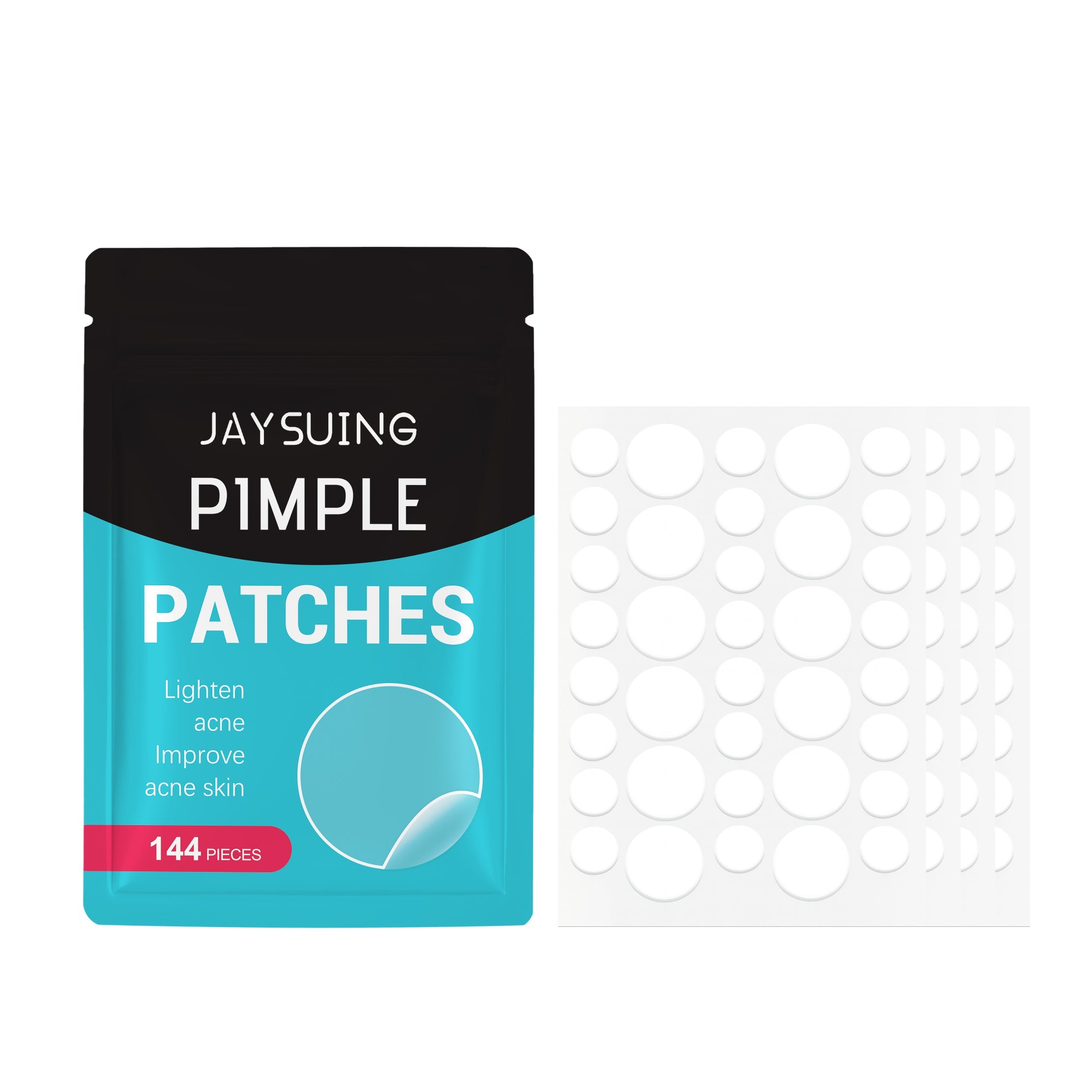Clear Acne Patch with Tea Tree Oil, Salicylic Acid, and Hyaluronic for Fast Skin Relief ,144pcs