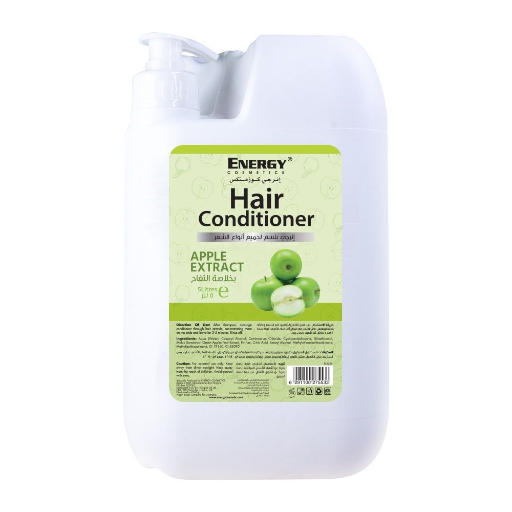 Energy Cosmetics Hair Conditioner, Green Apple Extract, 5L
