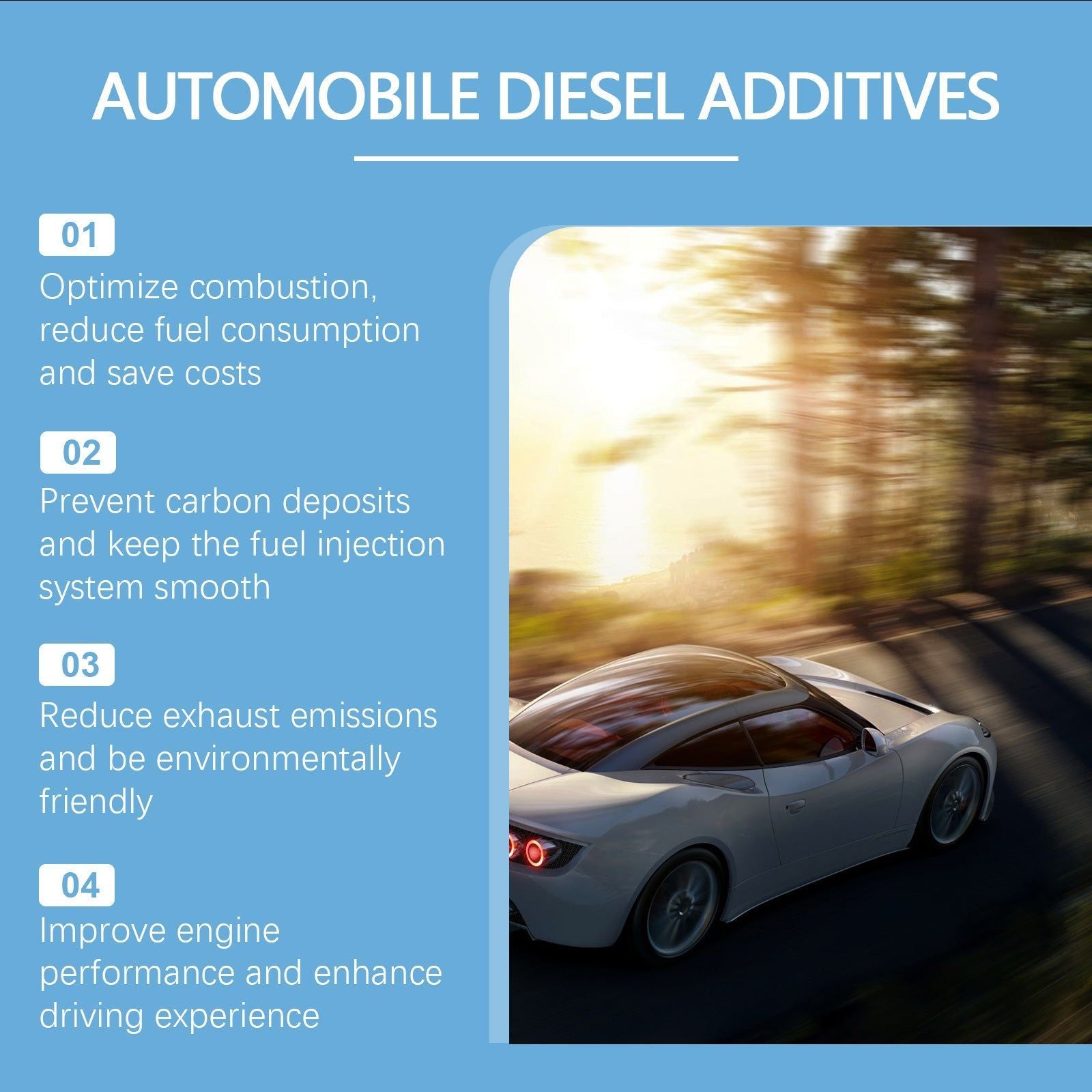 Boost Engine Power and Fuel Efficiency with Top Automotive Diesel Additive, Protects Engine, Reduces Wear ,100ml