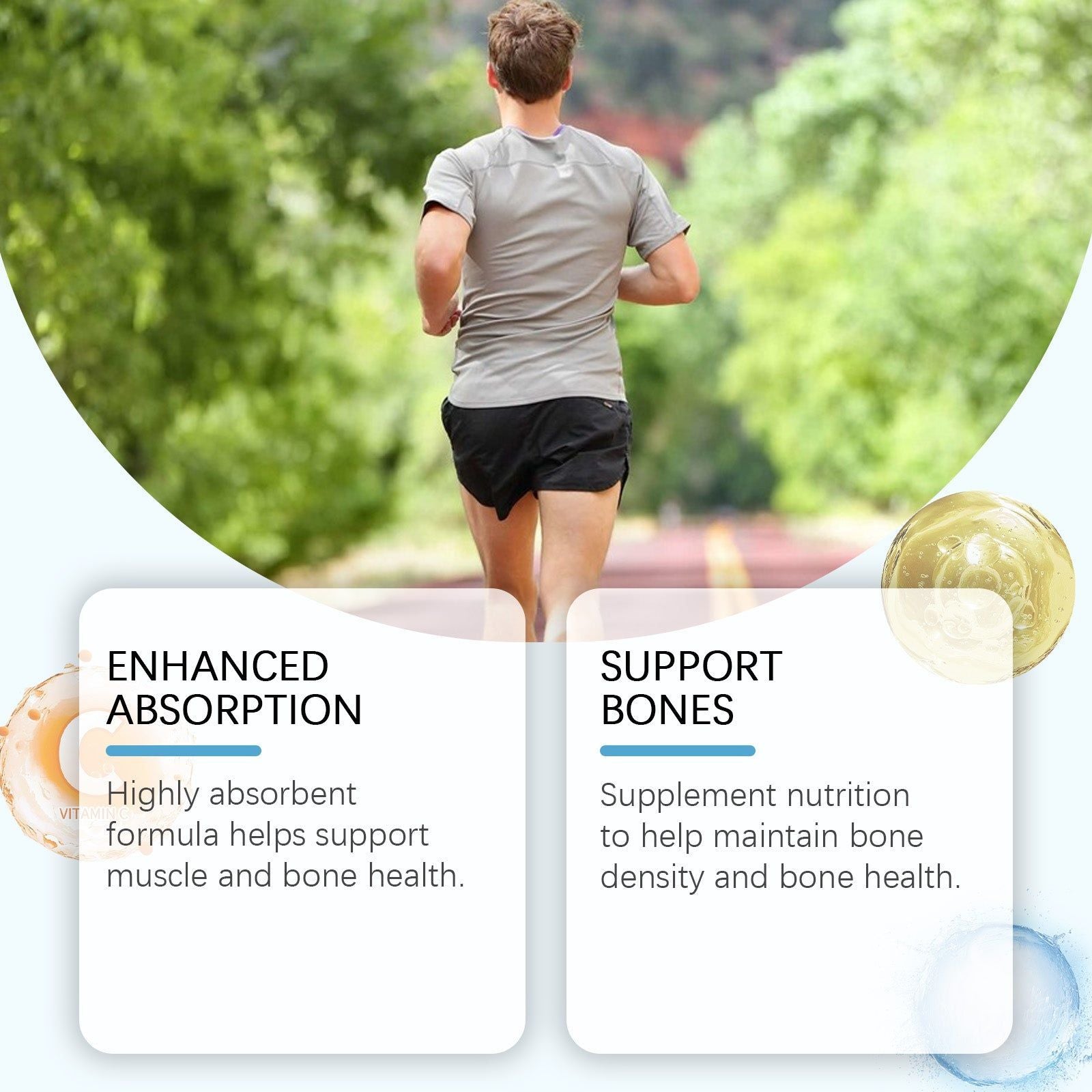 Boost Your Body Care, Rejuvenate & Strengthen with Vitamin Complex Capsules ,60pcs