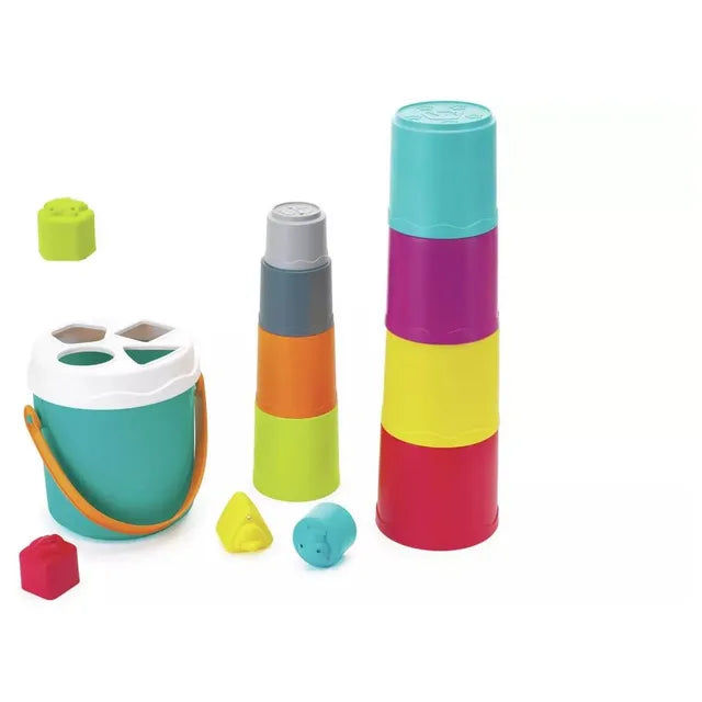 Infantino - 3-In-1 Stack, Sort Spin Activity Set