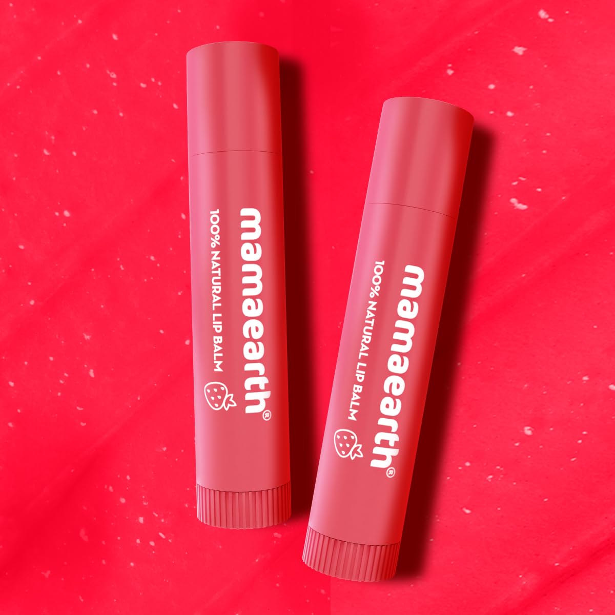 Mamaearth N 100% Natural Lip Balm Vit E & Strawberry 4g