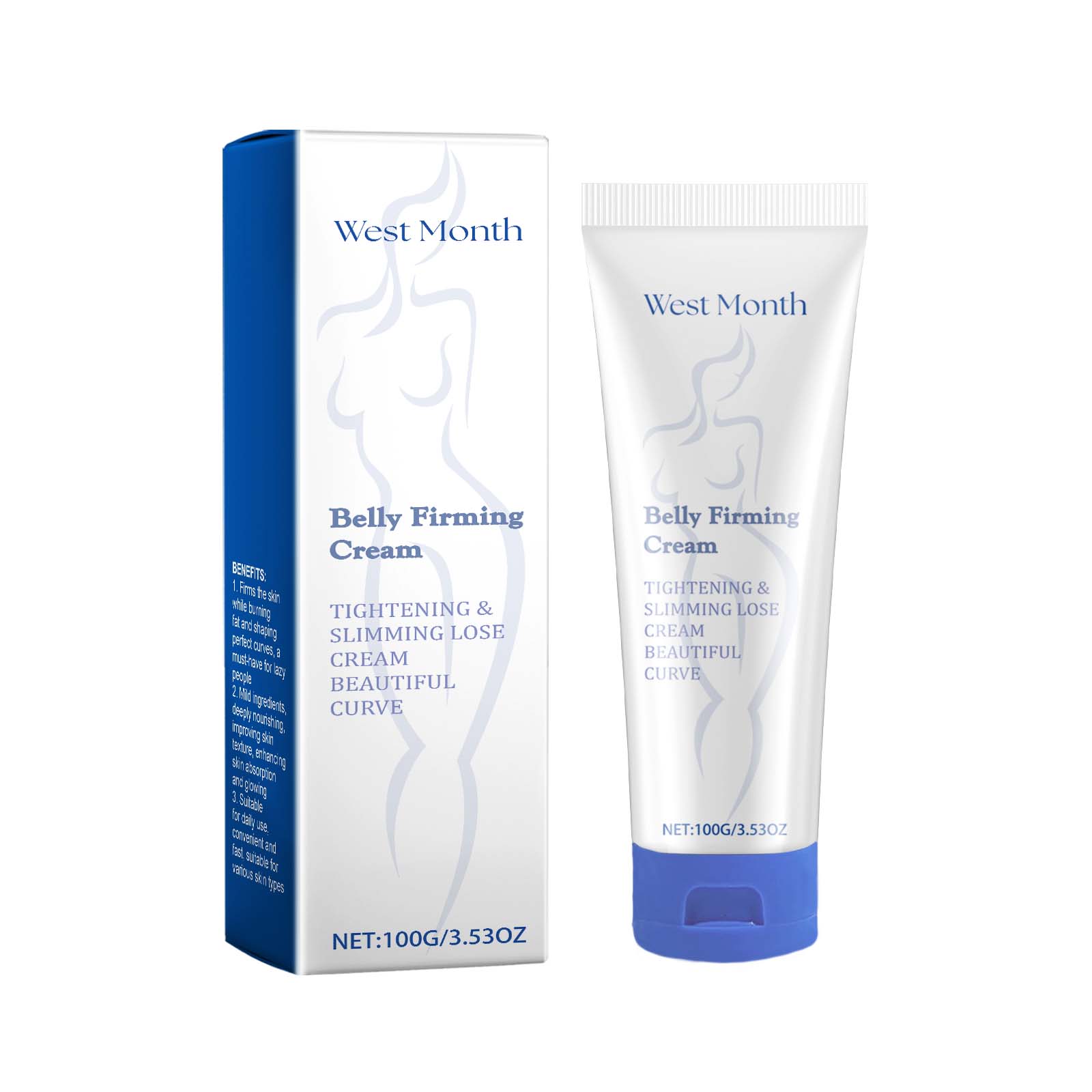 Achieve Slimmer Curves with Body Firming Lactic Acid, Skin Tightening, Fat Burning, Easy Daily Care ,100g