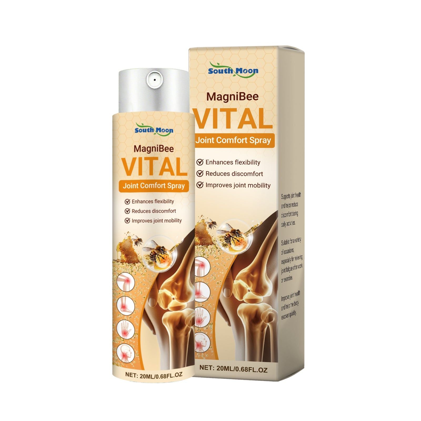 Body Care Spray, Instant Relief, Moisturizing, Gentle, Daily Use ,20ml