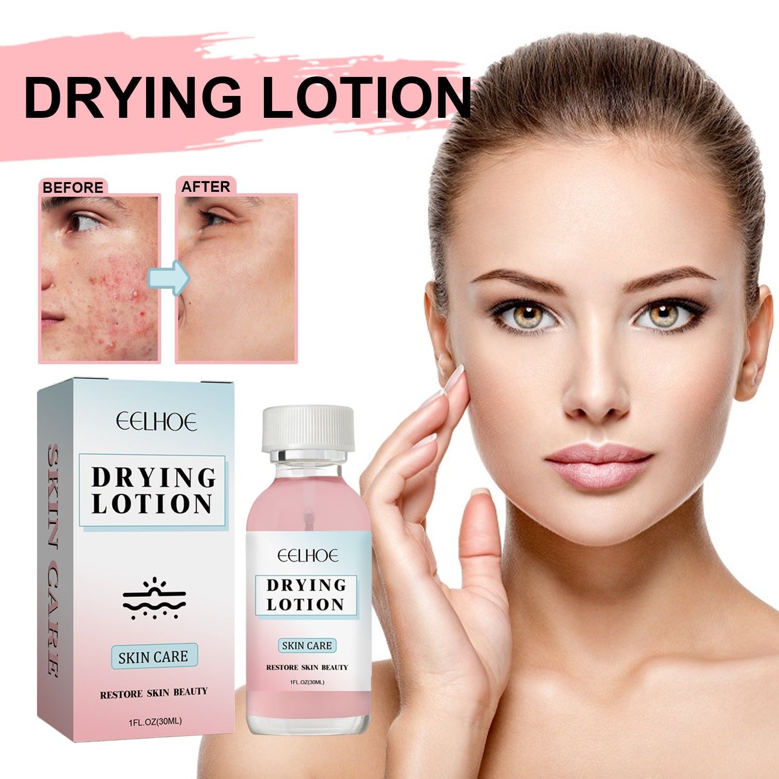 Acne Spot Treatment, Reduce Acne Fast, Clear Skin, Pore Refining, Brightening ,30ml