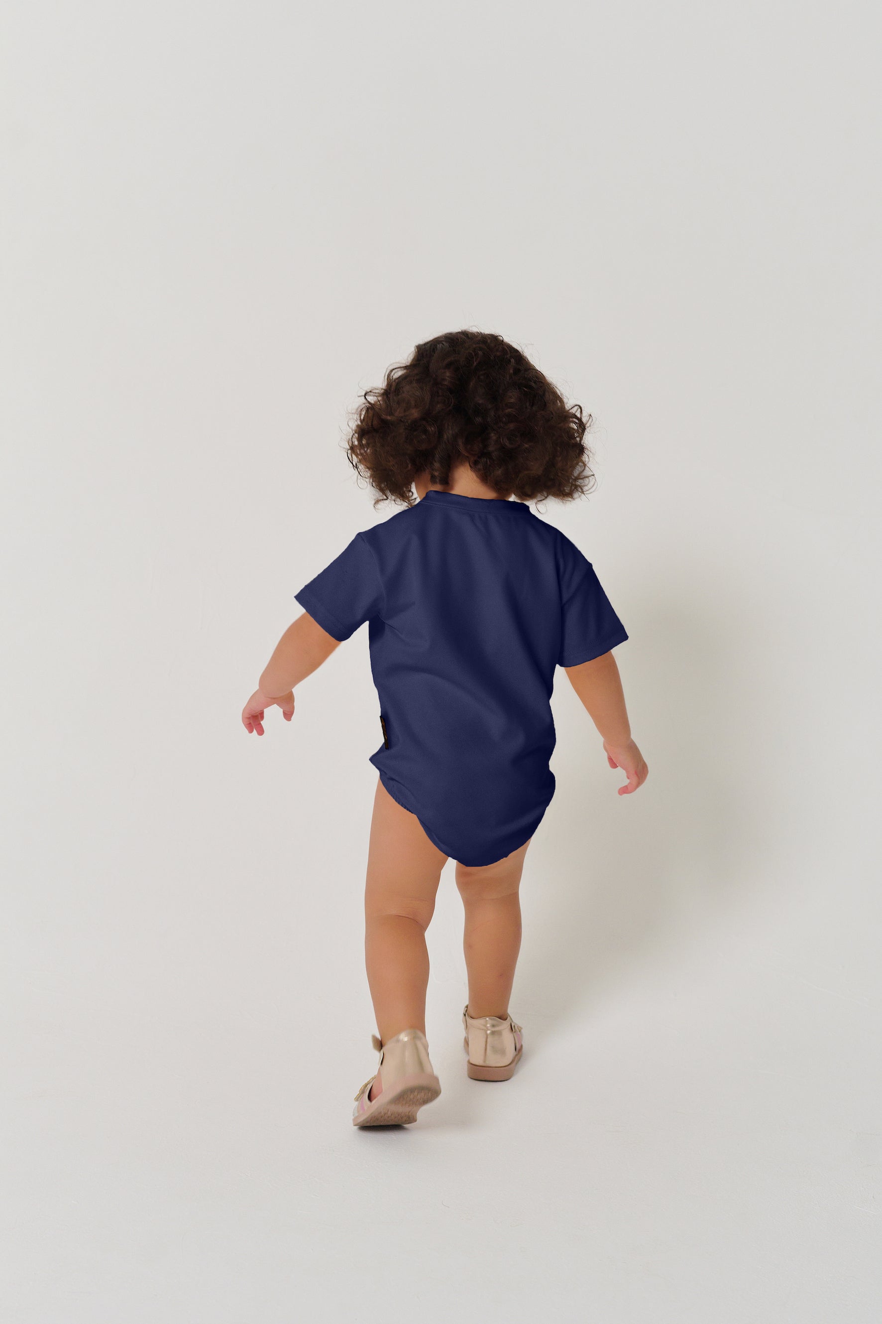 MULU Classic Unisex Baby Romper - Navy