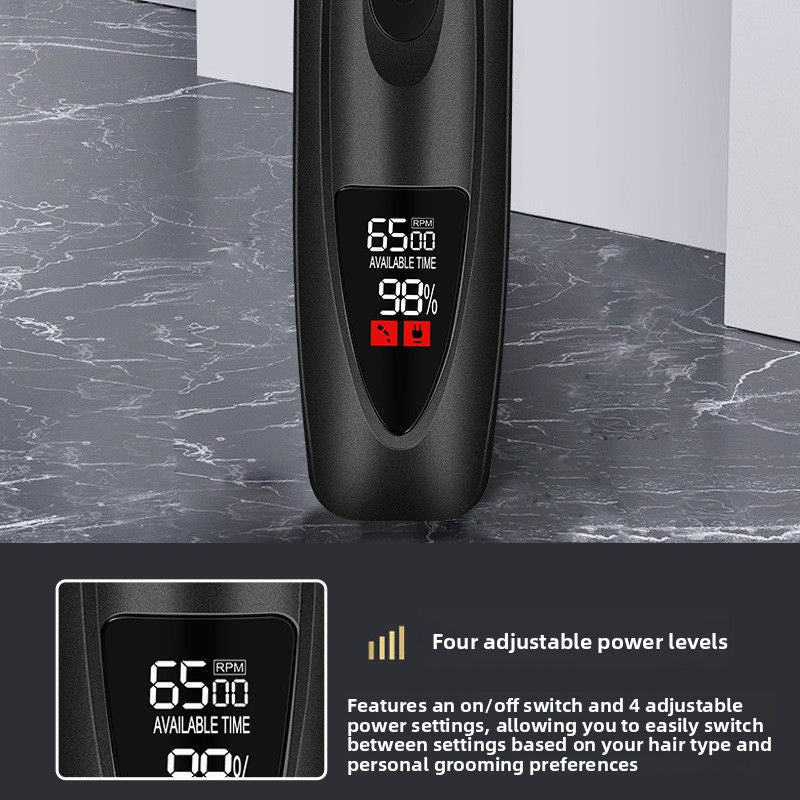 LCD Pet Hair Clipper Grooming Trimmer