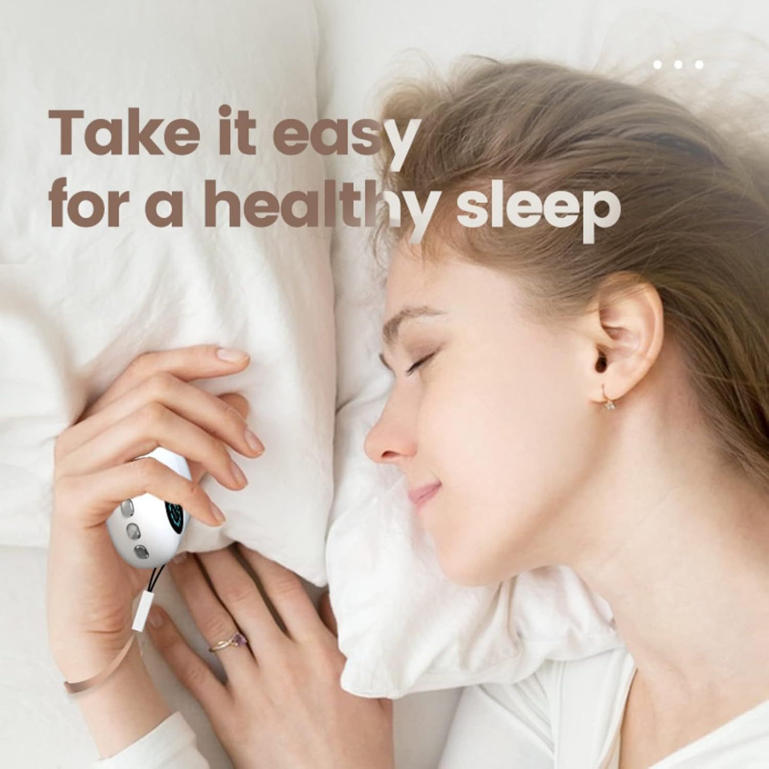 Sleep Aid Device Pressure Anxiety Relief Handheld Microcurrent Improve Deep Sleep Device