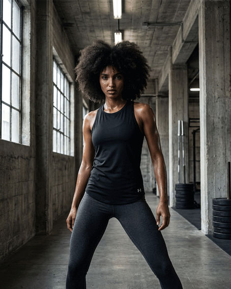 Under Armour Black Open-Back Training Tank