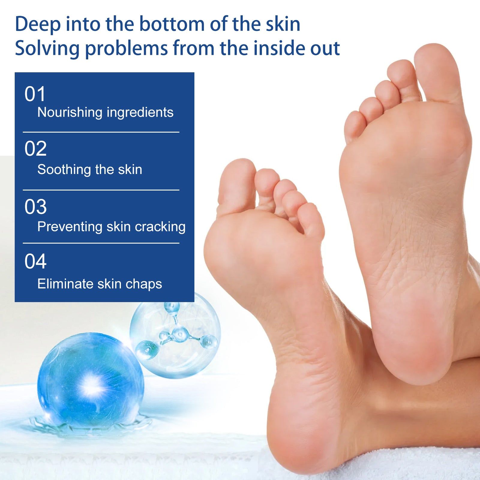 Revitalize Dry Hands and Feet, Moisturizing Stick with Shea Butter and Salicylic Acid ,40g