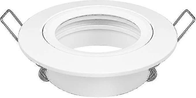 10x GU10 Recessed Spotlight Frame With Socket Ceiling Mount