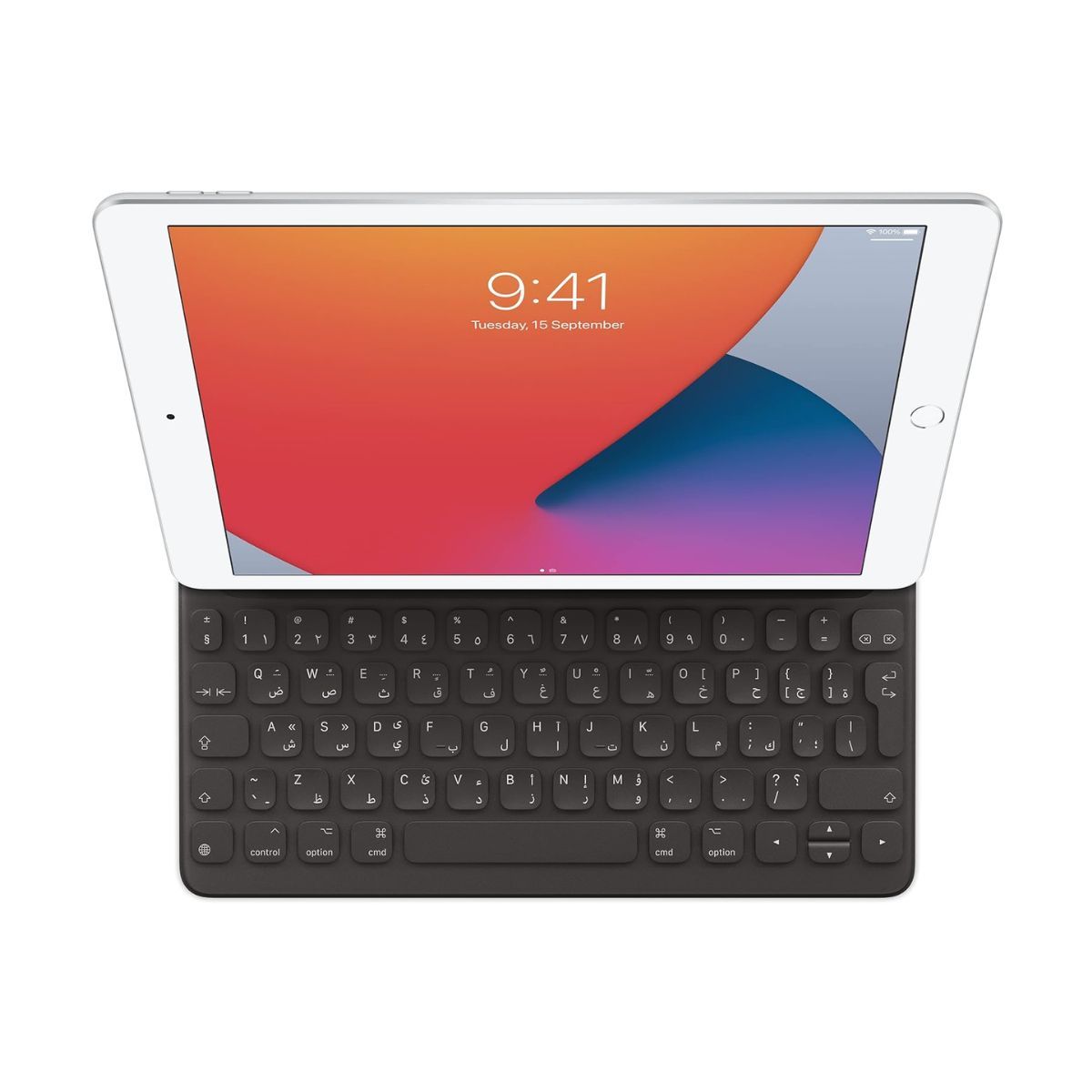 Apple Smart Keyboard for iPad 7th Gen & iPad Air 3rd Gen, Arabic/English, Dark Gray, MX3L2AB/A