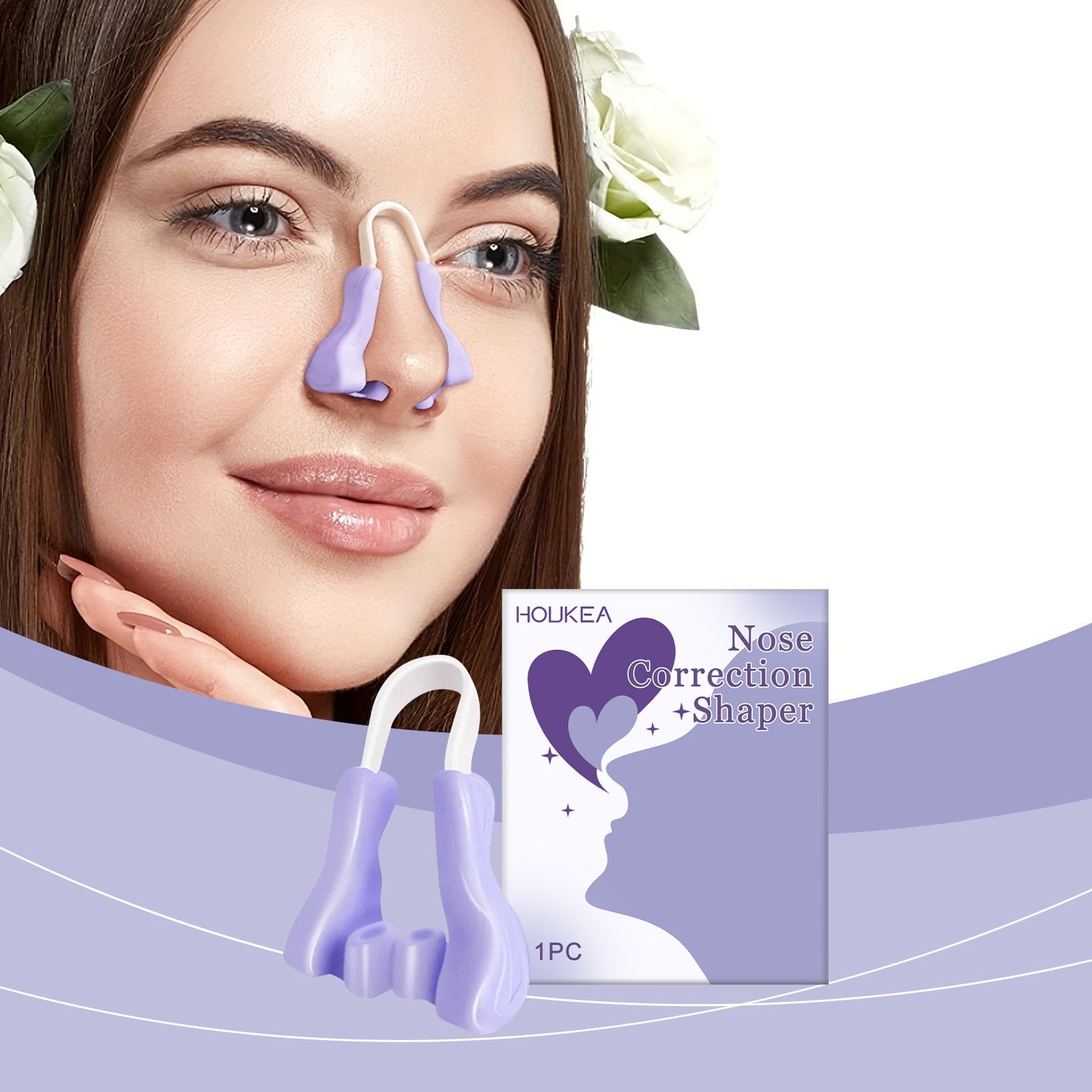 Beautiful Nose Care Device, Sleep Nose Lift, Natural Nose Shaping, Comfortable Silicone ,1pcs
