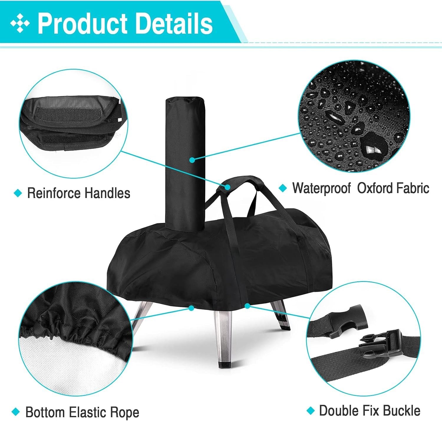 Pizza Oven Cover Waterproof Pizza Oven Protective Carry Cover For Karu 12