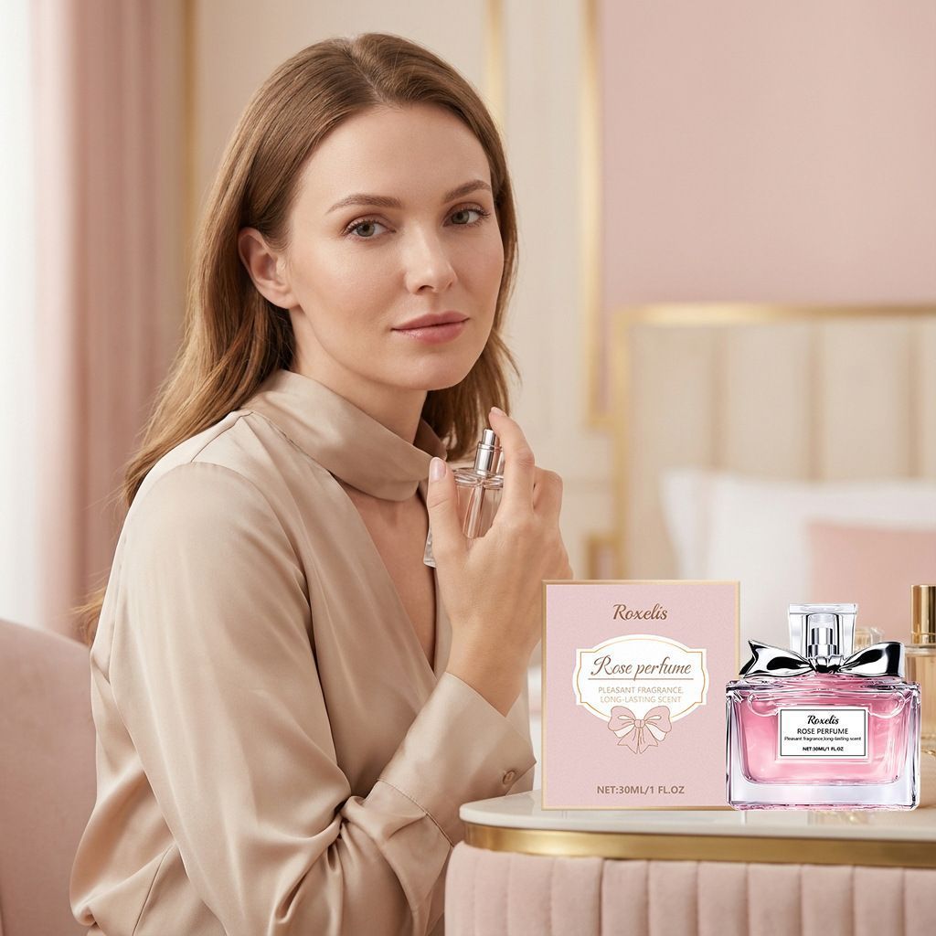 30ml Rose Perfume with Floral and Romantic Fragrance