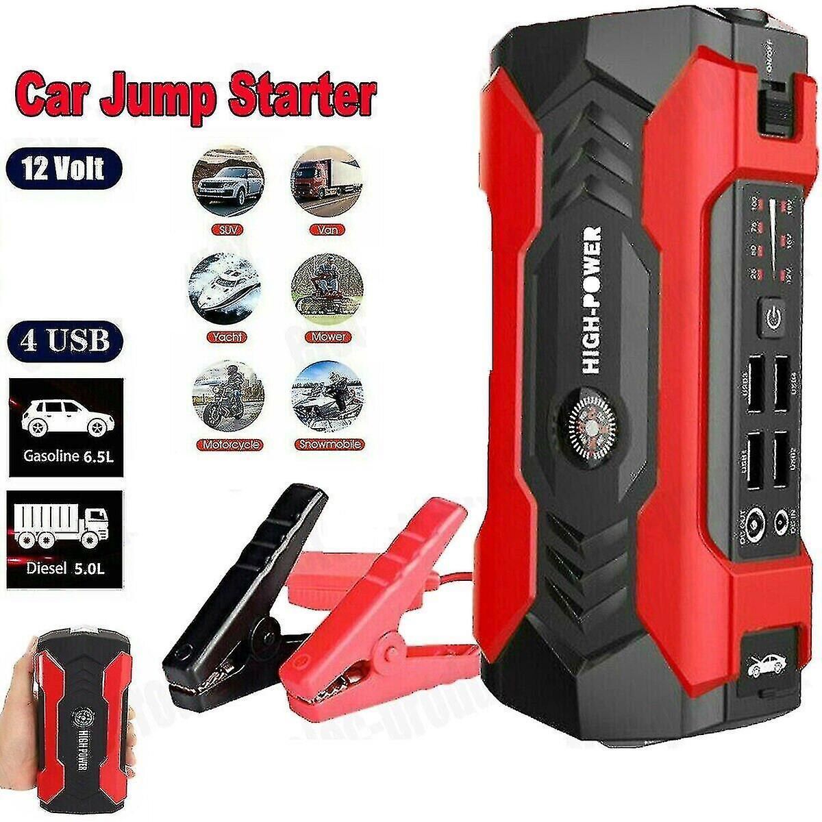 Car Jump Starter 28000mah Power Bank Charger 12v Car Van Battery Pack Booster