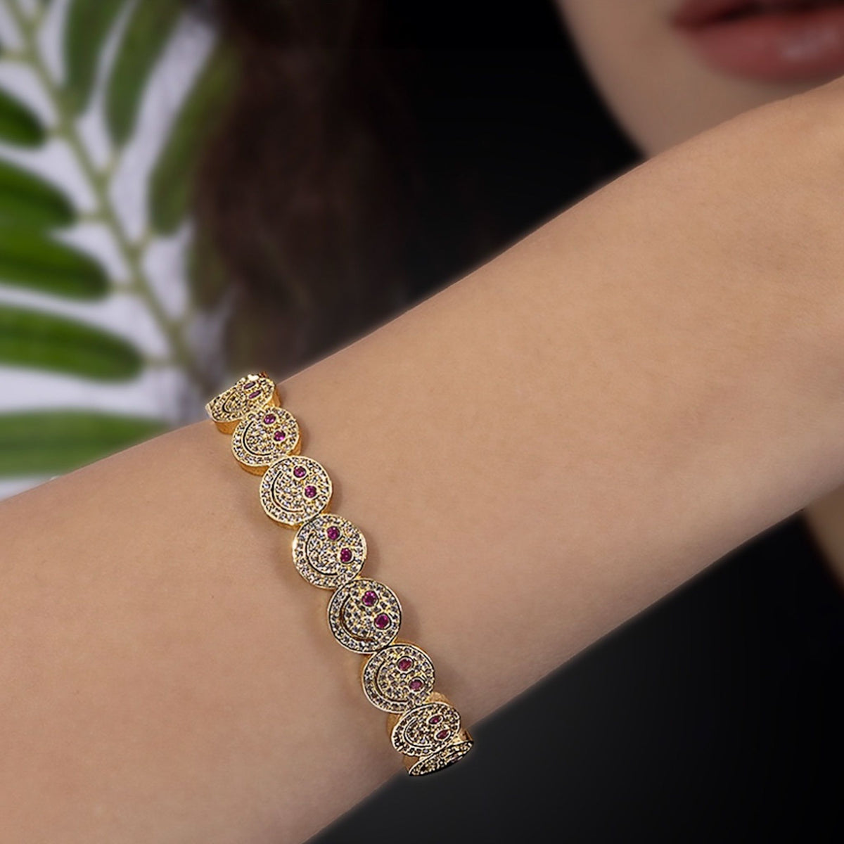 Smiley Face Bangle