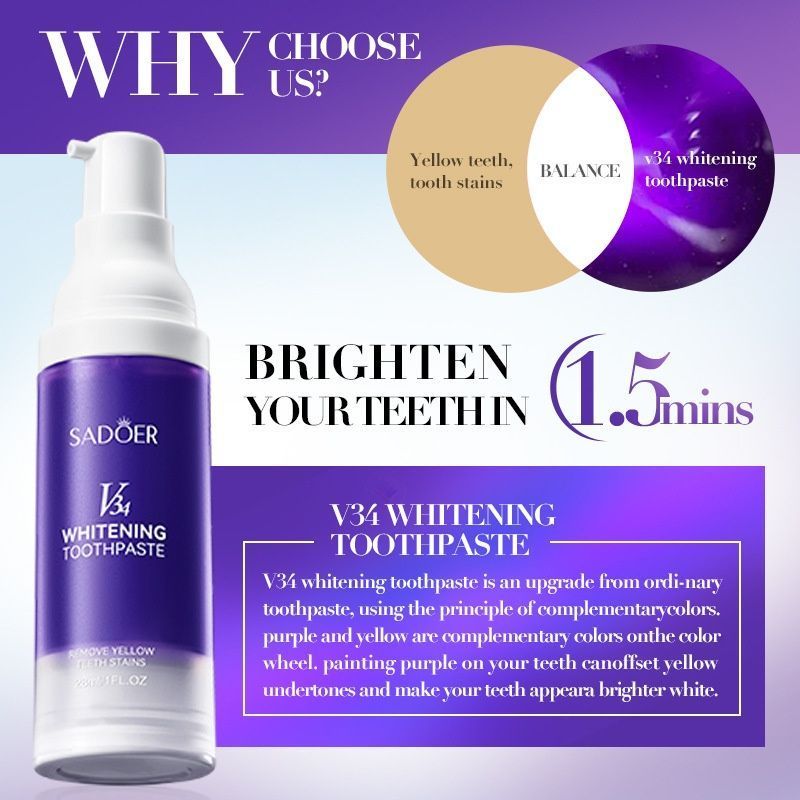 Whitening Toothpaste for Fresh Breath - 001-SD11153