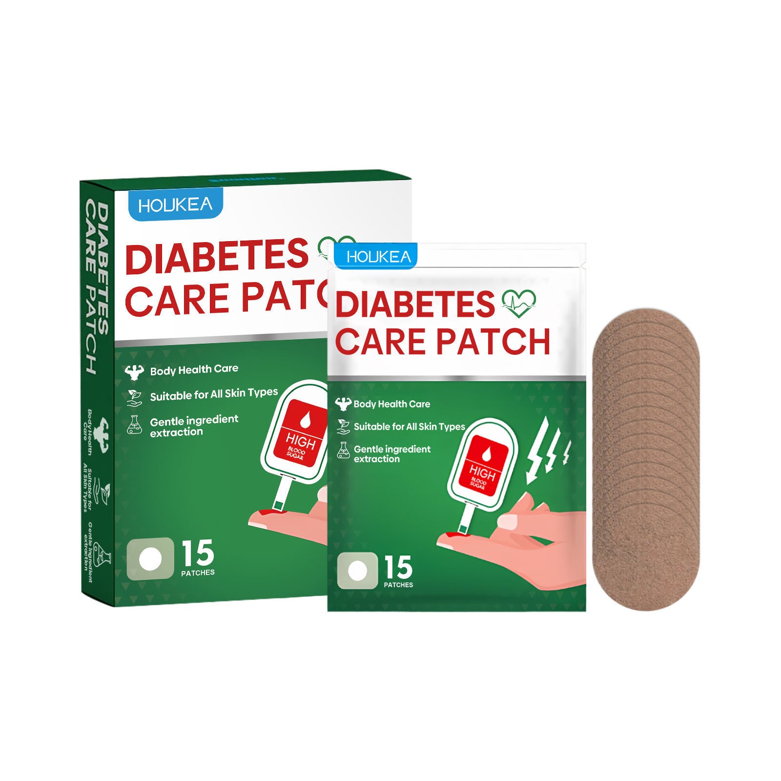 Body Care Patches for Soothing Discomfort, Natural, Portable, Easy to Use ,15pcs