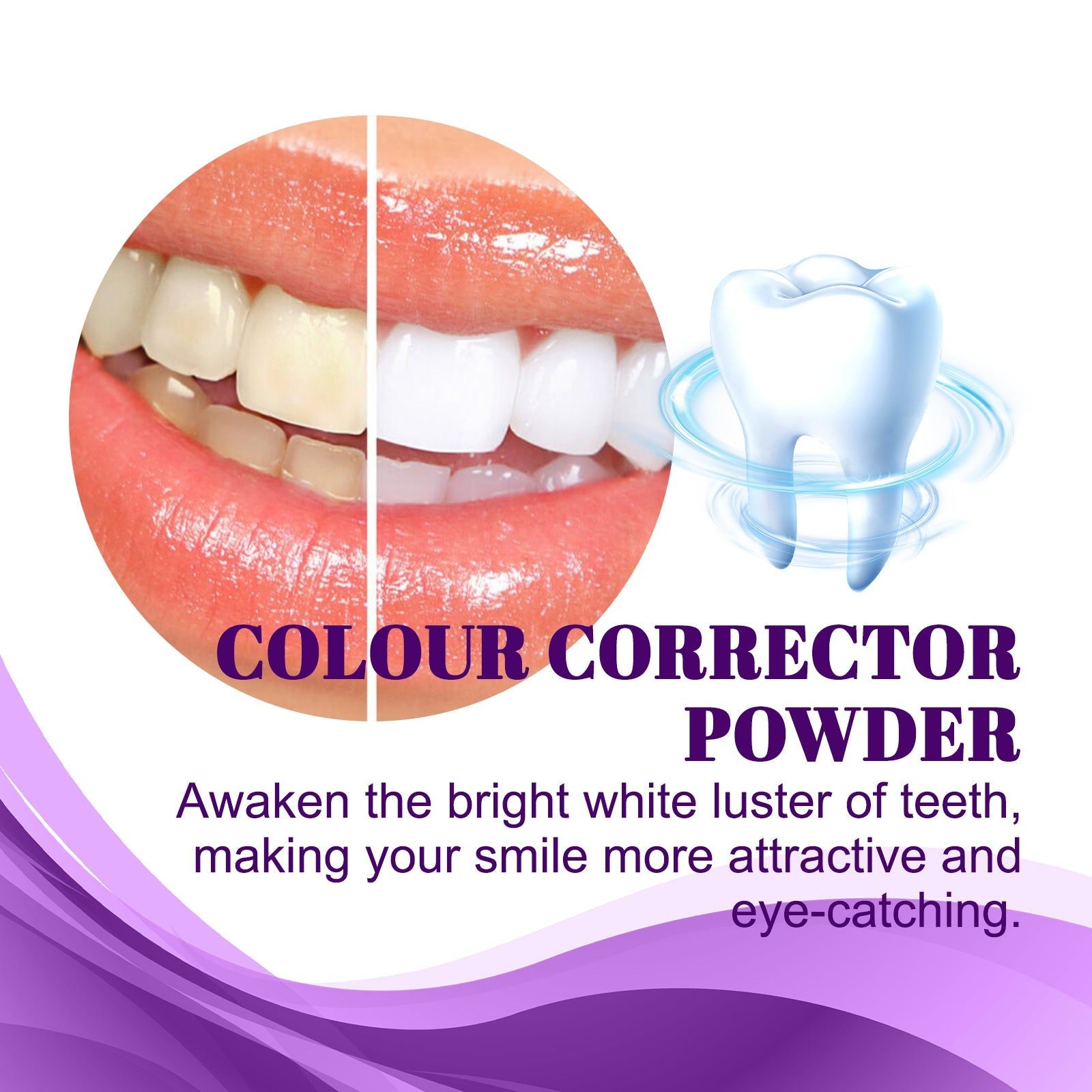 Brighten Your Smile Make Teeth White And Shiny Natural Teeth Whitening Powder ,30g