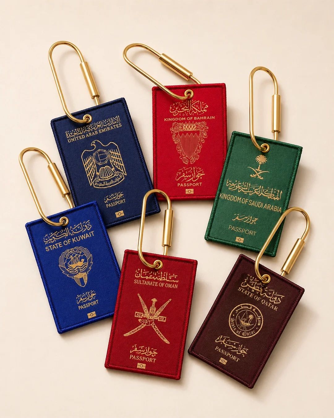 GCC Passport Luggage Tag/Charm تعليقة جواز السفر