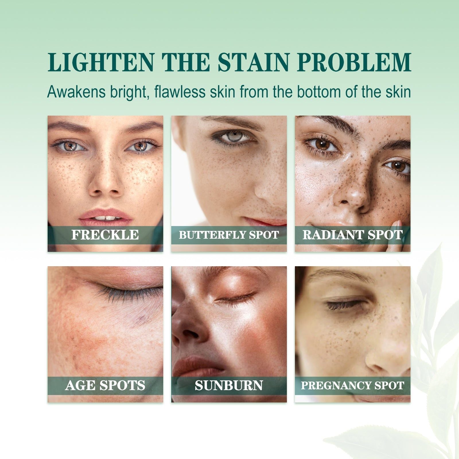 Brightening Blemish Essence Remove Spots Wrinkles Lighten Dull Skin Repair Moisturize ,30ml