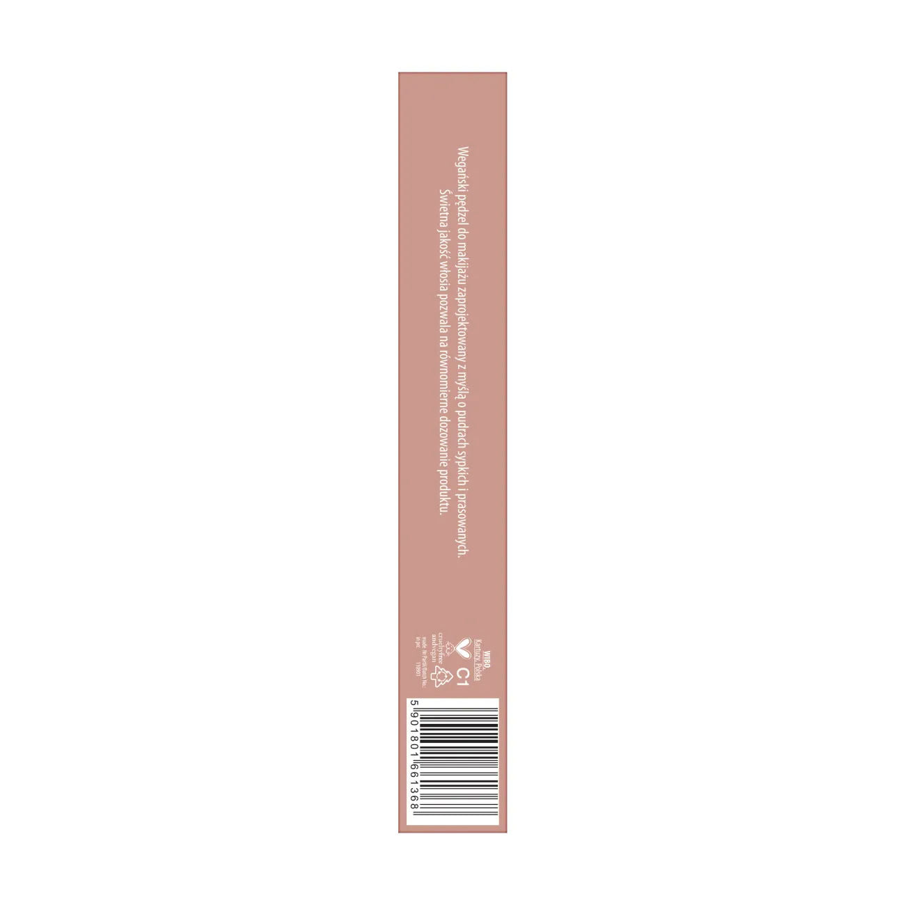 NAM Vegan Powder Brush Luxurious Soft Synthetic Bristles for Perfect Powder Application