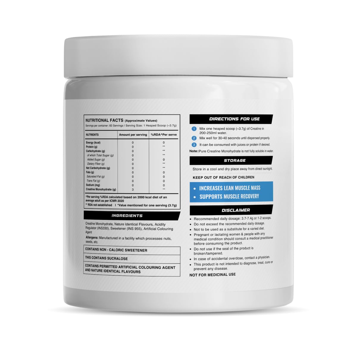 Wellcore Creatine Kiwi Kick 307G