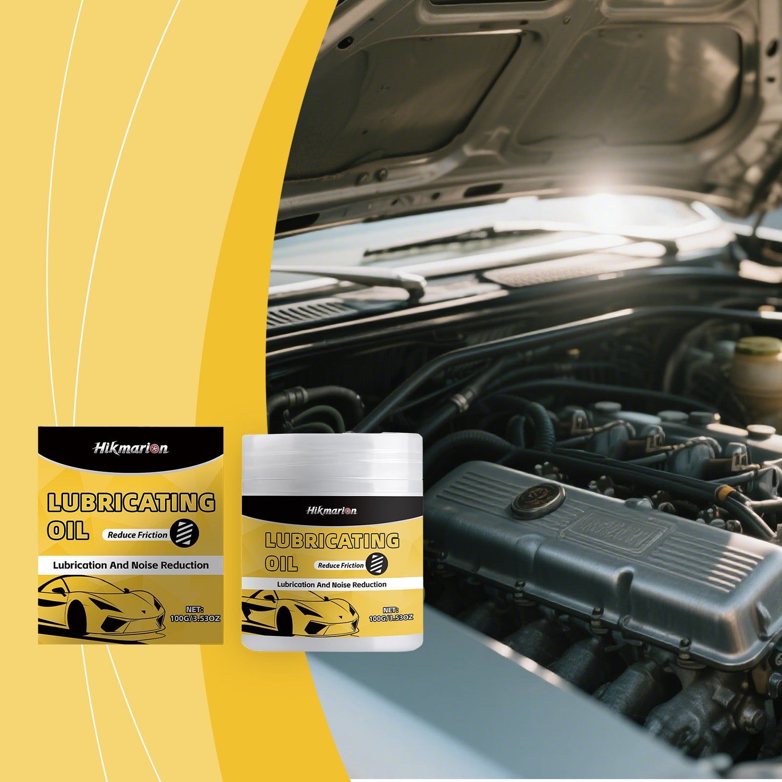 Automotive Grease, Multi-Functional Lubricant for Vehicle Maintenance, Noise Reduction, Smooth Wheel Axles ,100g
