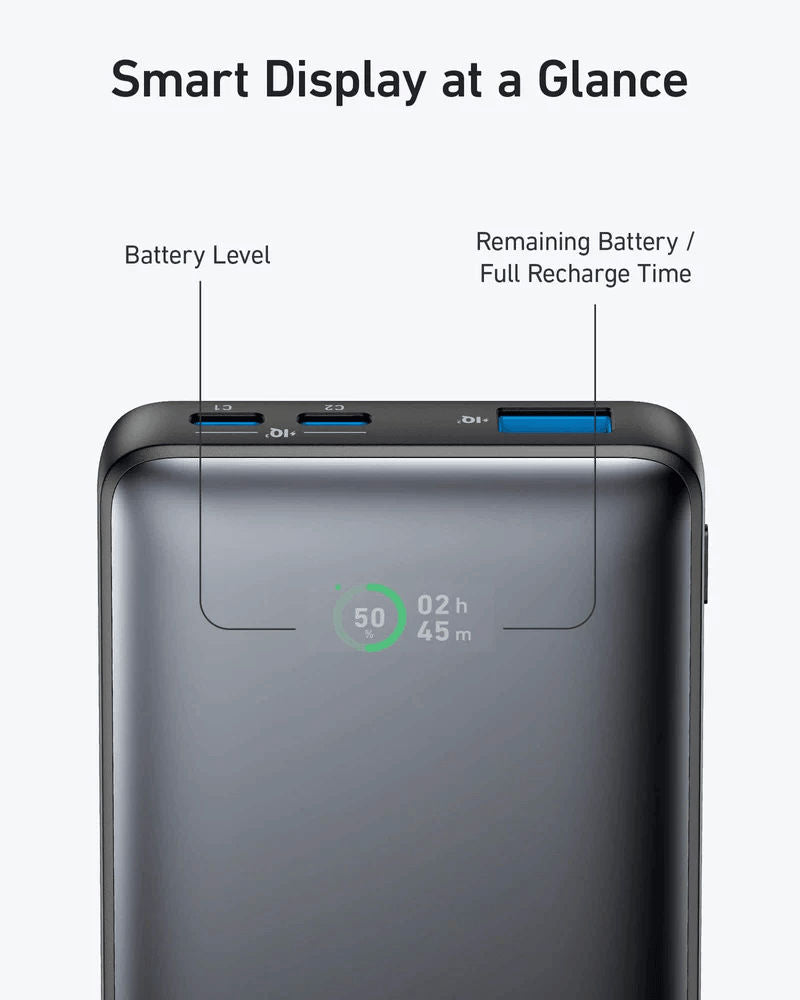 Anker 533 PowerCore Power Bank 10000mAh, Black
