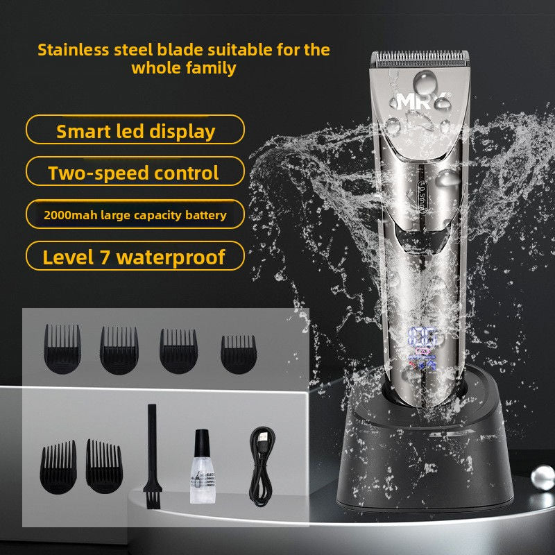 Waterproof Hair Clipper with Ceramic Blade