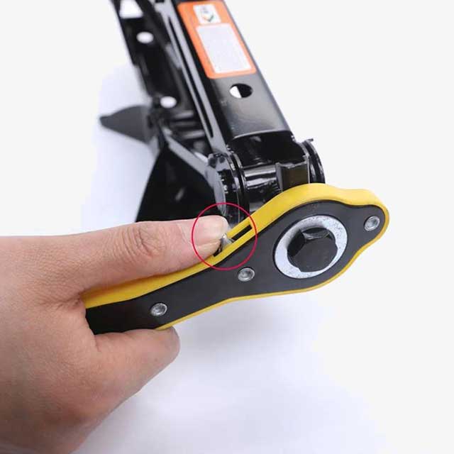 1 Piece Car Jack Labor-Saving Wrench - Heavy Duty, Efficient Vehicle Lifting Tool for Easy Tire Change