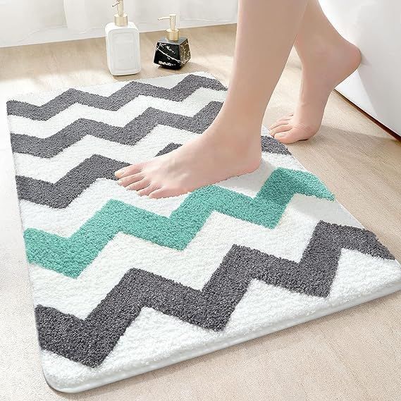 AIESY® Beautiful Luxury Washable Quick Dry Non Slip Bath Mat