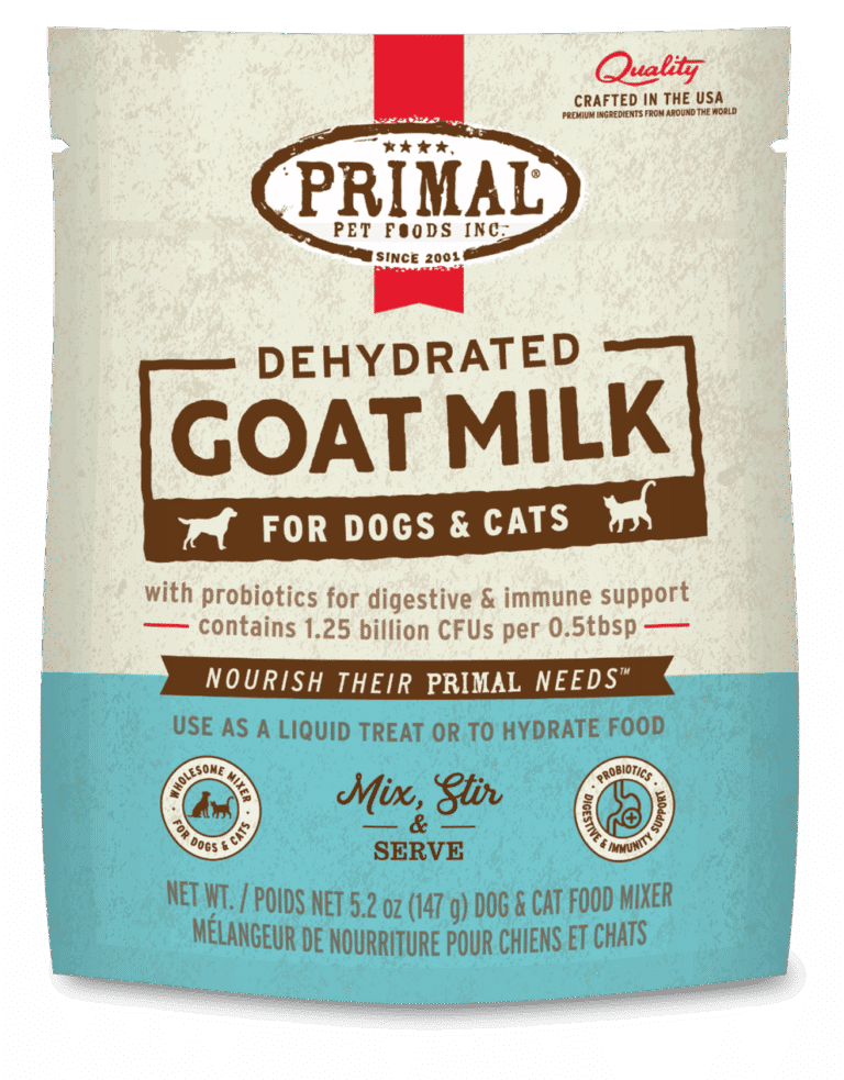 Primal Dehydrated Goat Milk for Dogs and Cats – 5.2oz