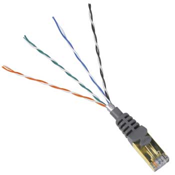 Hama CAT 5e Network Cable STP, gold-plated, shielded, Grey 5 M