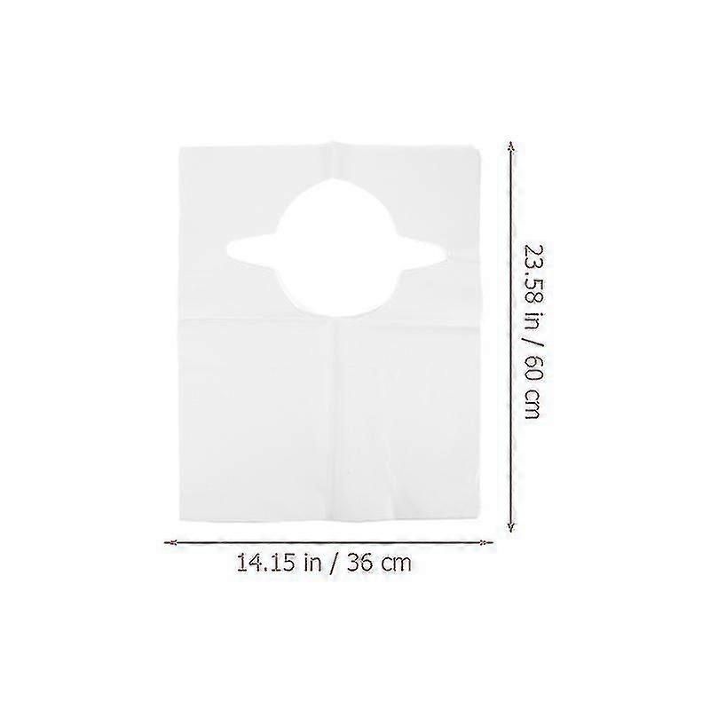 Disposable Sleeveless Bib for Feeding and Hygiene Use