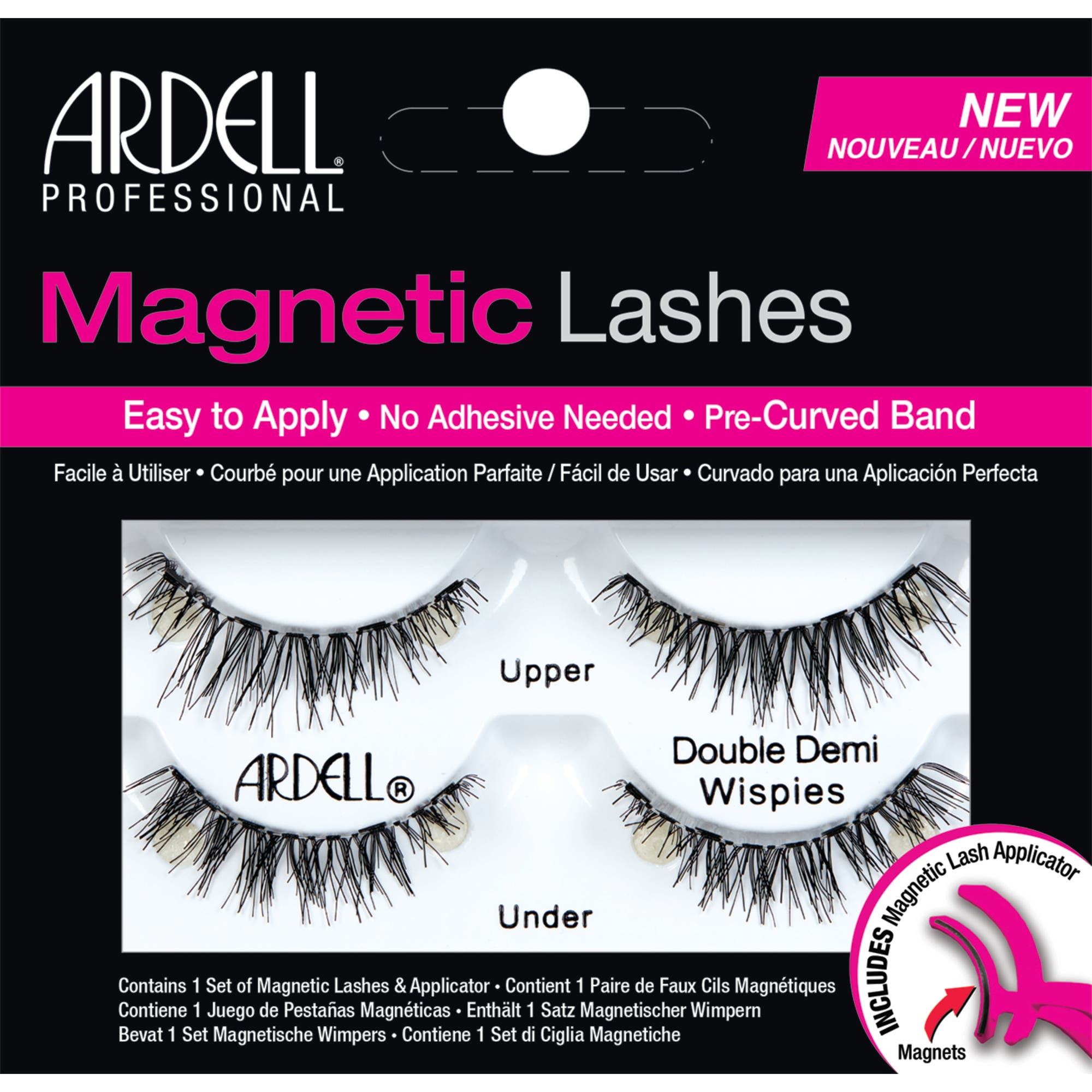 Ardell Magnetic Lashes, Double Demi Wispies, 1 Pair