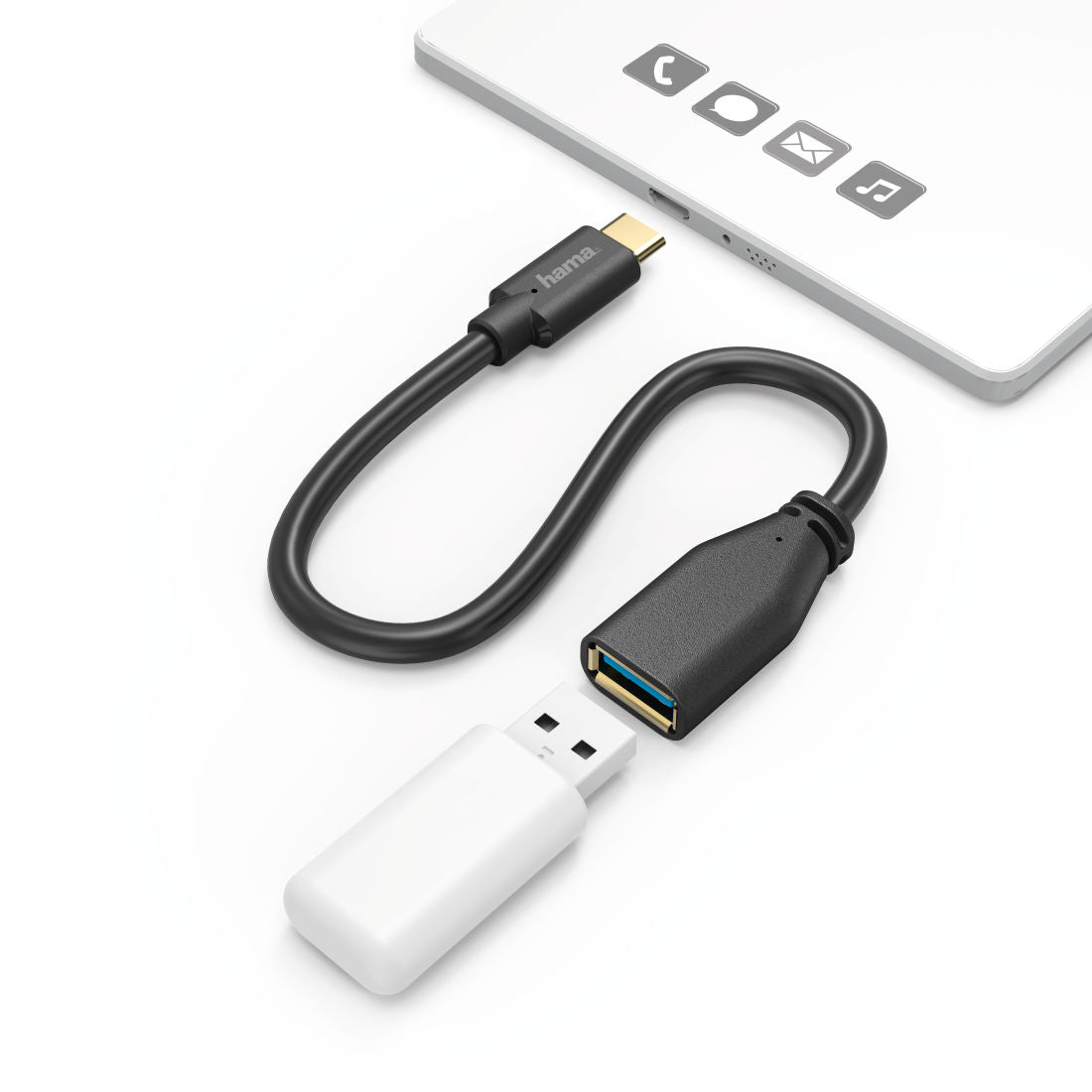 HAMA 123590 USB 3. C-A CABLE 0.15M