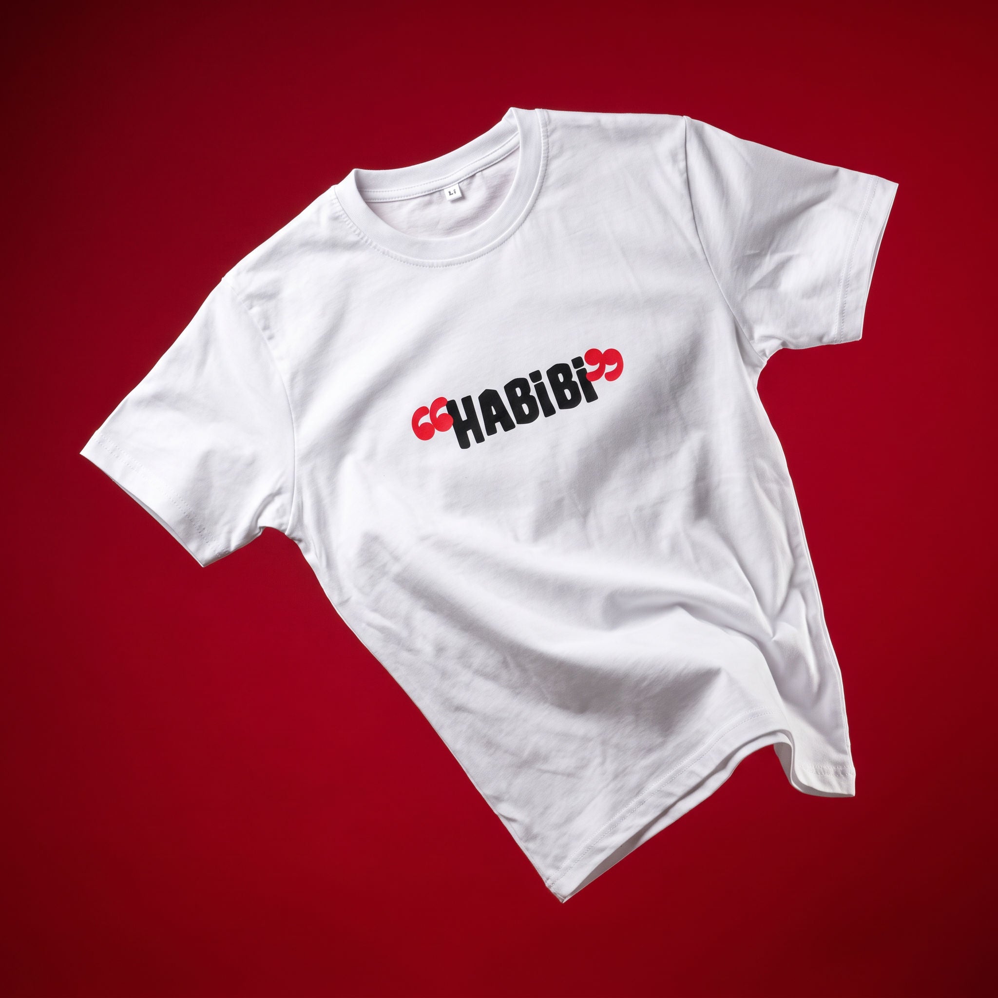 INLEB Kids White "Habibi" Unisex T-Shirt
