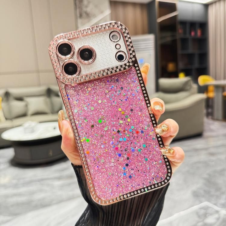 For iPhone 18 Pro Max / iPhone 17 Pro Max Diamond Glitter Sequins TPU Phone Case