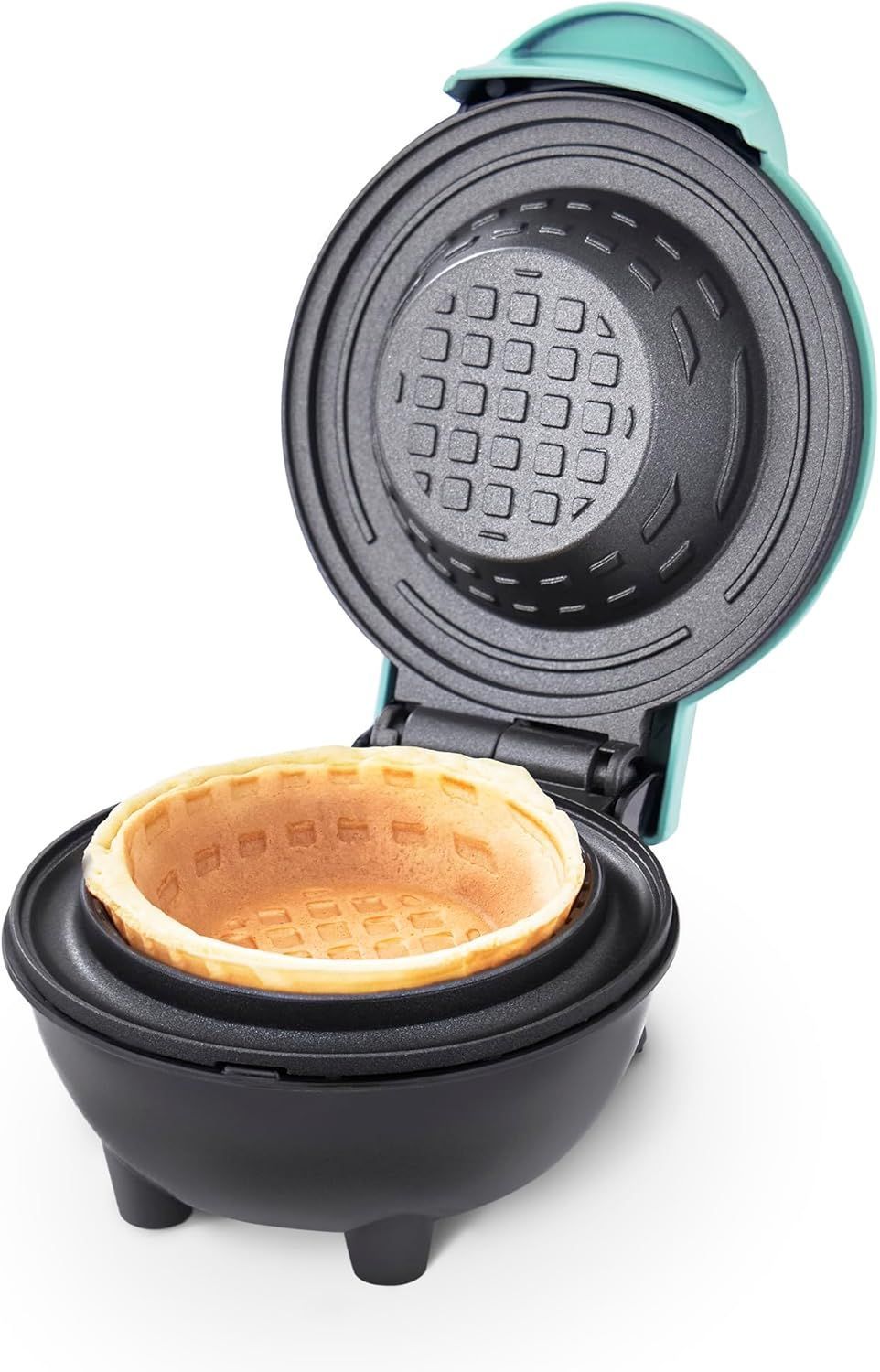 Mini Waffle Bowl Maker for Breakfast Burrito Bowls Ice Cream and Other Sweet Desserts