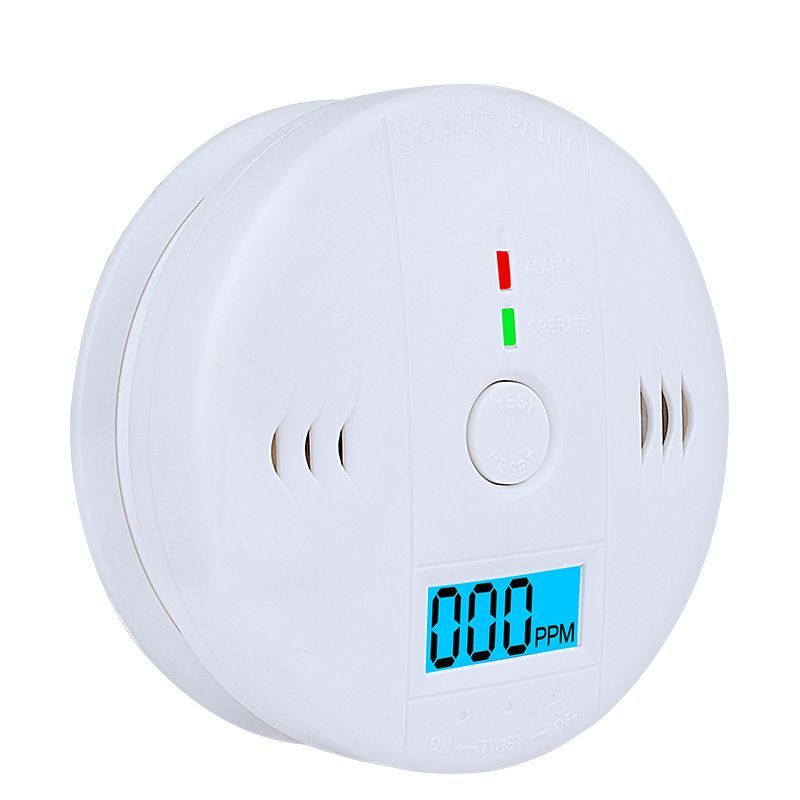 LCD CO Carbon Monoxide Poisoning Sensor Monitor Alarm Detector