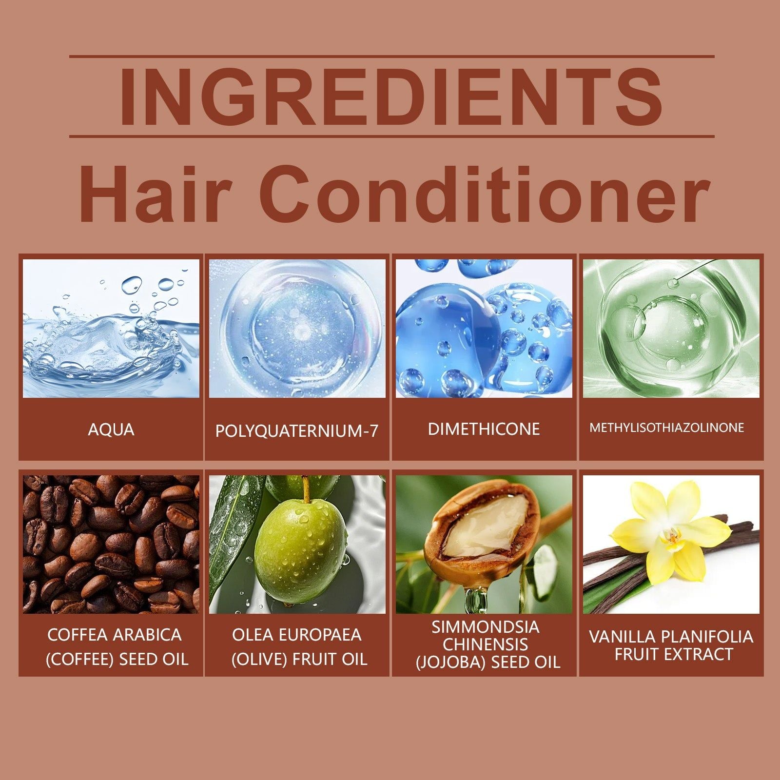 Coffee Whiskey Shampoo Set, Deep Nourishment for Dry, Smooth Hair ,200ml