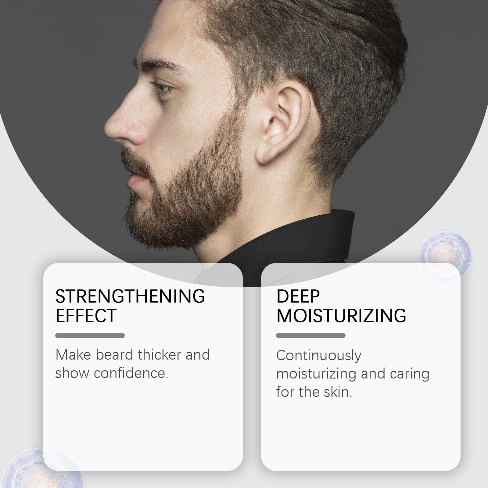 Premium Beard Care Cream for Soft, Nourished, Glossy, and Healthy Beards ,50g