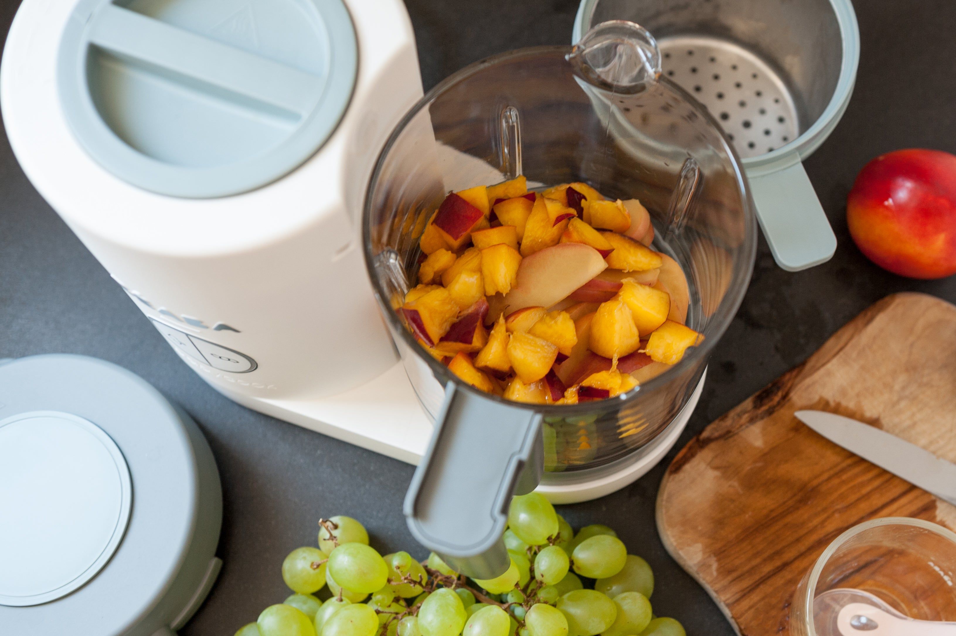 Béaba Babycook Neo 6-in-1 Baby Food Maker – Grey/White