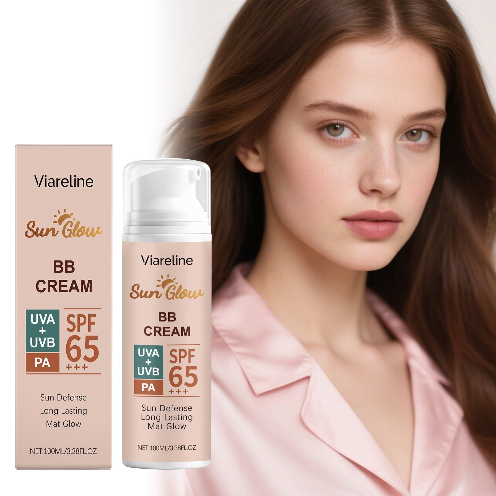 BB Cream SPF65, Refreshing Hydrating, Long-Lasting Sun Protection, Flawless Skin ,100ml
