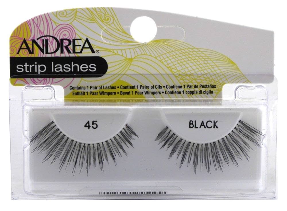 Andrea Strip Lashes 1 Pair, Black