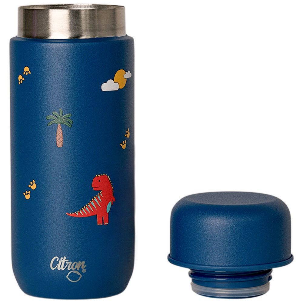 Citron Thermal Baby Flask - Blue Dino