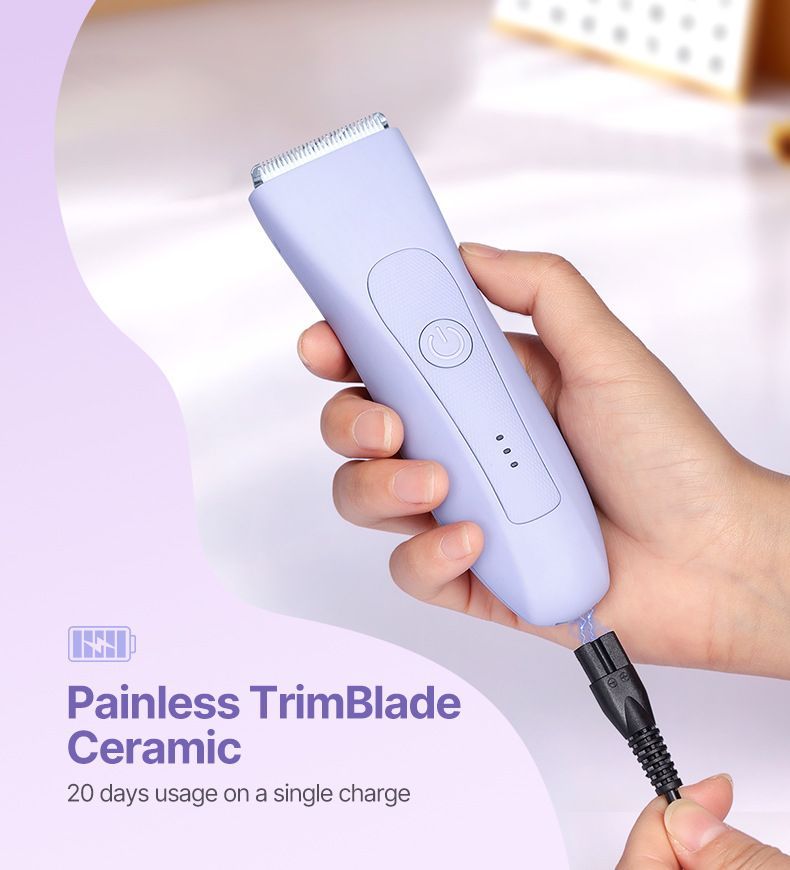 Waterproof Women's Body Hair Trimmer